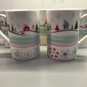 Portmeirion Christmas Wish-patterned Mugs